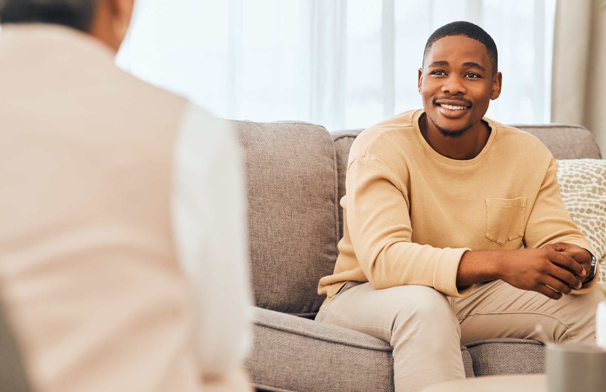 Person attending an intensive outpatient program session covered by Cigna in West Virginia