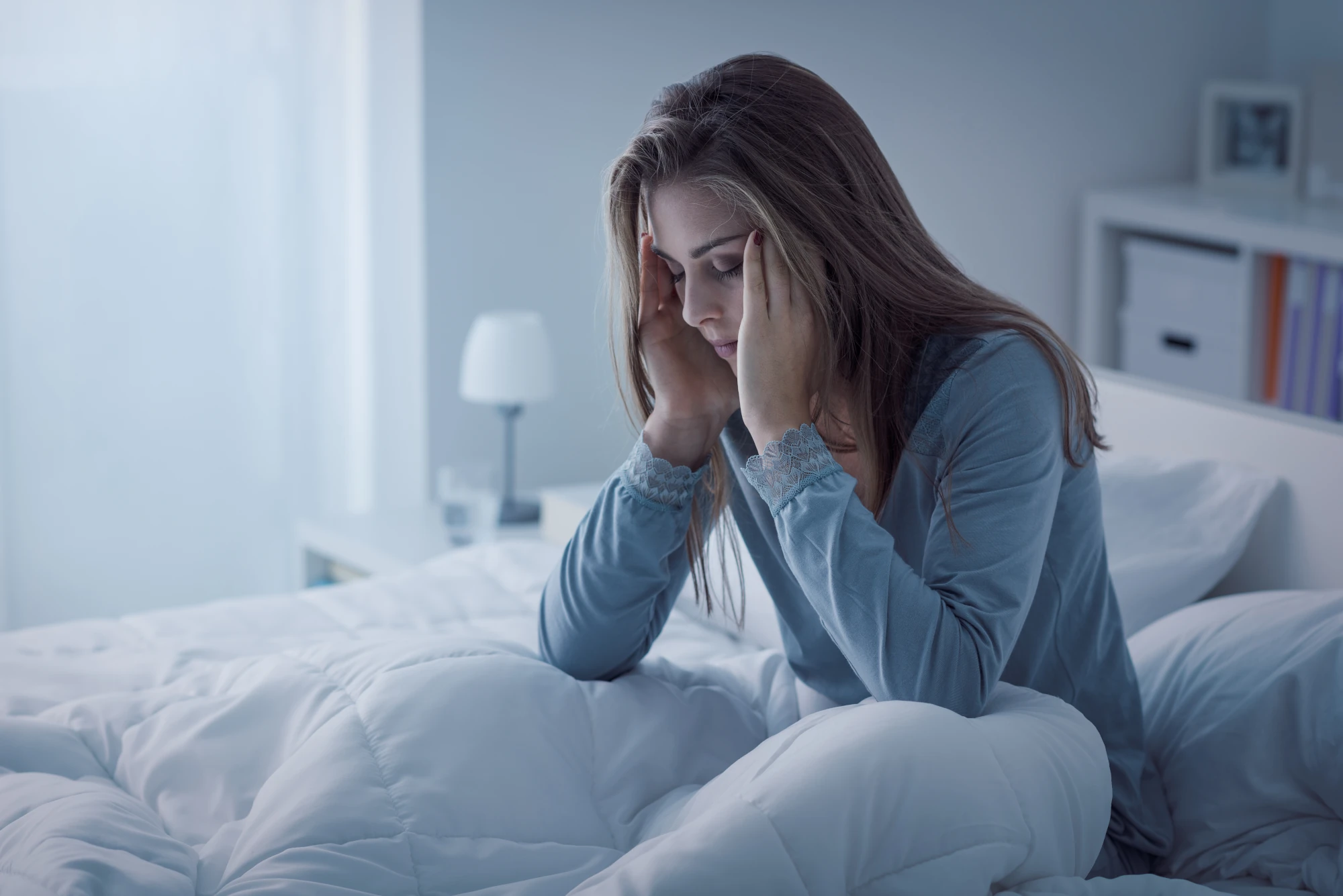 Young adult sleeping during the day as a possible sign of drug use.